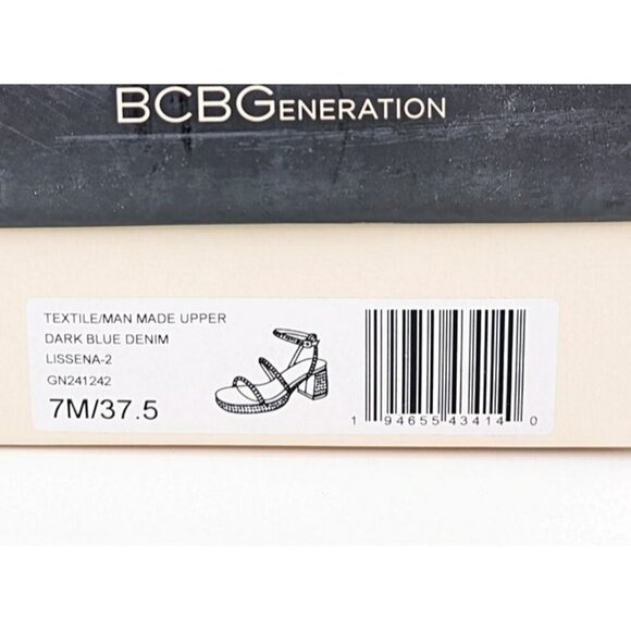 BCBGeneration Lissena-2 Women's Rhinestones Platform Sandals Size 7 MSRP $109 - Picture 8 of 8